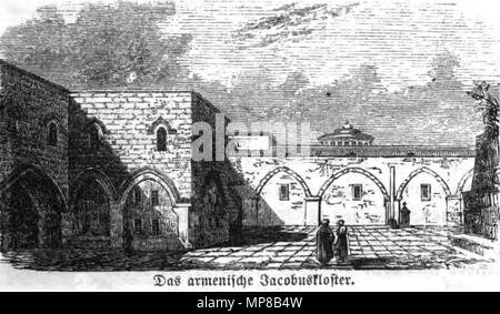 . Deutsch: Gerusalemme: nach eigener Anschauung und den neuesten Forschungen . 1862. Philipp Wolff (1810-1894) 717 Gerusalemme nach eigener Anschauung und den neuesten Forschungen da Philipp Wolff. Pag. 65 Foto Stock