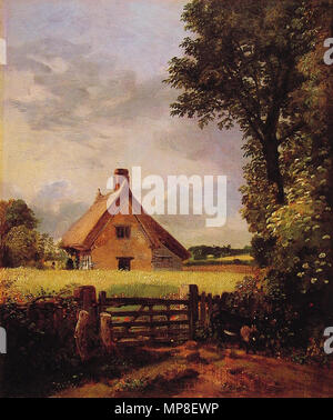 . Inglese: John Constable arte 731 John Constable un cottage in un Cornfield Foto Stock
