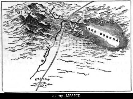 . Inglese: John Mason Neale. Mappa. Il giglio di Tbilisi. Uno schizzo dal georgiano in Storia della Chiesa . 1859. John Mason Neale (1818-1866) 733 John Mason Neale. Mappa. Il giglio di Tbilisi. Uno schizzo dal georgiano della storia della Chiesa Foto Stock