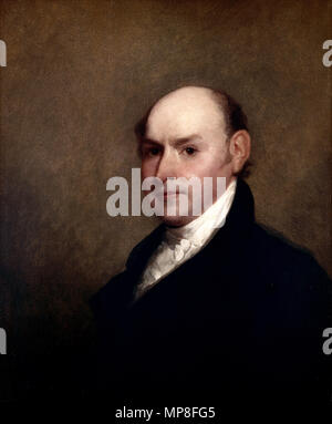 Inglese: John Quincy Adams 1818. 734 John Quincy Adams da Gilbert Stuart, 1818 Foto Stock