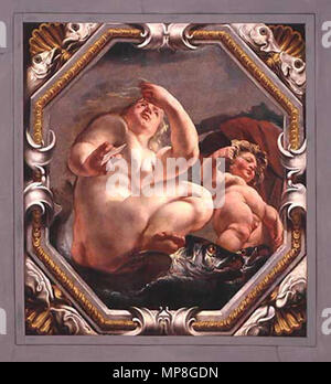 . Français : Les Signes du Zodiaque, Poissons . circa 1640. Jacob Jordaens 738 Jordaens - Pesci Foto Stock