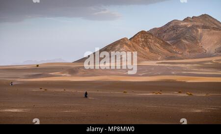 Vista aerea di Dasht-e-lut, un grande deserto di sale situate nelle province di Kerman, Sistan e Baluchestan, Iran Foto Stock