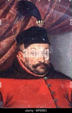 Inglese: Ritratto di Re Stephen Báthory di Polonia. Polski: Portret króla Stefana Batorego 1583. 766 Re Stefan Batory da Marcin Kober Foto Stock