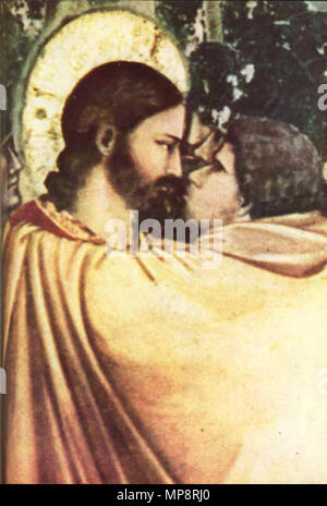 Il bacio di Giuda . Giotto di Bondone (-1337) nomi alternativi descrizione Giotto pittore italiano, architetto, scultore e capraio Data di nascita e morte 1267 / 1276 8 gennaio 1337 Luogo di nascita e morte di Colle di Vespignano, parte di Vicchio Toscana Firenze sede di lavoro Firenze, Padova, Roma, Napoli, Assisi competente controllo : Q7814 VIAF: 27073355 ISNI: 0000 0001 2125 1587 ULAN: 500010766 LCCN: N81071909 NLA: 35126164 WorldCat 767 KissOfJudas Foto Stock