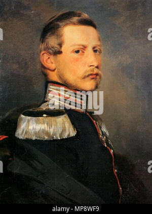 . Friedrich Wilhelm, principe ereditario di Prussia, dopo Friedrich III, Imperatore di Germania . 1857. 776 Kronprinz Friedrich Wilhelm - Winterhalter Foto Stock