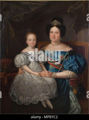 786 La reina niña Isabel II y su Madre María Cristina de Borbón (Universidad de Cádiz)