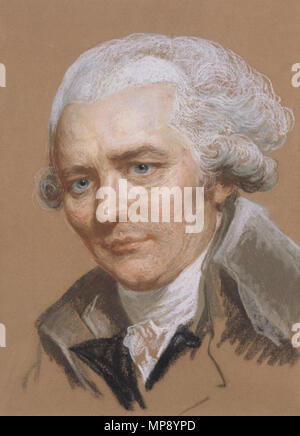 788 Attribué à Joseph Ducreux, Pierre-Ambroise-François Choderlos de Laclos (18e siècle) Foto Stock