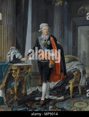 Re Gustavo III di Svezia (1746-1792) del XVIII secolo. 789 Lafrensen Gustav III Foto Stock