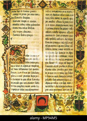 . Libro de las claras e virtuosas mugeres . Burgos, 1499. Álvaro de Luna 809 Libro de las claras e virtuosas mugeres Foto Stock