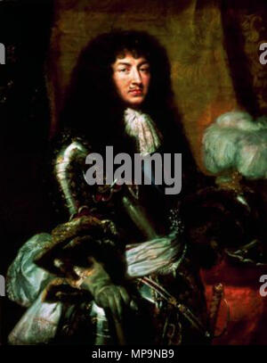 . Ritratto di Luigi XIV di Francia . 1670. 824 Louis XIV (Lefebvre) Foto Stock