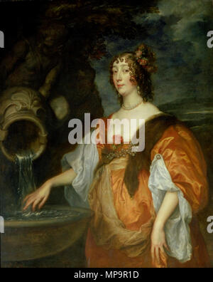 Lucy, contessa di Carlisle circa 1637. 831 Lucy Percy van Dyck 2 Foto Stock