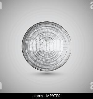 Abstract Oggetto vettore Illustrazione Vettoriale