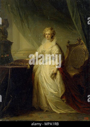 Ritratto di Maria Feodorovna (1759-1828), la Zarina di Russia del XVIII secolo. 859 Mariafeodorovna(sophie dorothea)3 Foto Stock