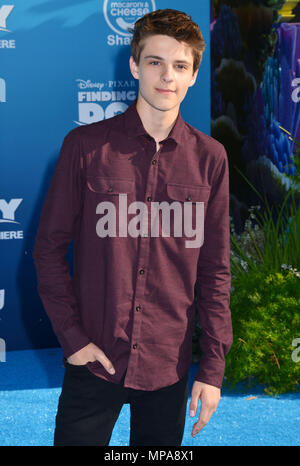 Corey Fogelmanis alla ricerca di Dory Premiere al El Capitan Theatre di Los Angeles. Giugno 7, 2016.Corey Fogelmanis ------------- Red Carpet Event, verticale, STATI UNITI D'AMERICA, industria cinematografica, celebrità, fotografia, Bestof, arte cultura e intrattenimento, Topix celebrità moda / Verticale, meglio di, evento nella vita di Hollywood - California, moquette rossa e dietro le quinte, USA, industria cinematografica, celebrità, movie celebrità, personaggi televisivi, musica celebrità, fotografia, Bestof, arte cultura e intrattenimento, Topix, tre quarti, verticale, una persona, dall'anno , 2016, inchiesta tsuni@Gamma-USA.com Foto Stock