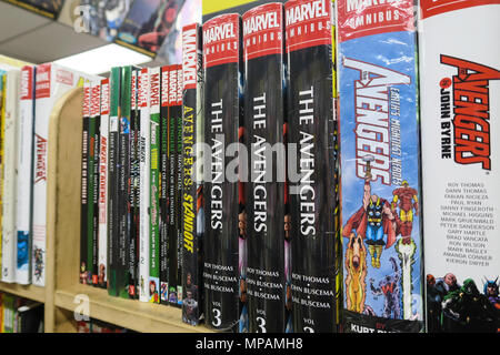 Midtown Comics Store, Times Square NYC, STATI UNITI D'AMERICA Foto Stock