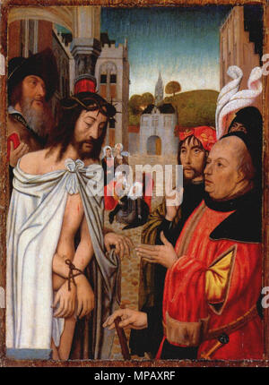Inglese: Cristo mostrato al popolo circa 1510-15. 907 Mostaert incontrato Museum Ecce homo Foto Stock