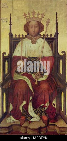 Inglese: Ritratto Richard II d'Inghilterra mid-1390s[1][2]. 1060 Richard II d'Inghilterra Foto Stock