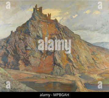 928 Nido de águilas, de Carlos María de Lezcano Fernández (Museo del Prado) Foto Stock