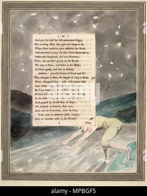 . Inglese: Notte pensieri Blake acquerello VI 21 . 8 marzo 2013, 23:17:27. William Blake (1757-1827) nomi alternativi W. Blake; Uil'iam Bleik Descrizione British pittore, poeta, scrittore, teologo, collezionista e incisore, Data di nascita e morte 28 novembre 1757 12 agosto 1827 Luogo di nascita e morte Broadwick Street Charing Cross sede di lavoro London Authority control : Q41513 VIAF: 54144439 ISNI: 0000 0001 2096 135X ULAN: 500012489 LCCN: N78095331 NLA: 35019221 WorldCat 928 Notte pensieri Blake acquerello VI 21 Foto Stock