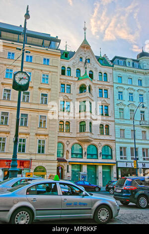 Vienna, Austria - 31 agosto 2013: Neuer Markt Street a Vienna, Austria Foto Stock