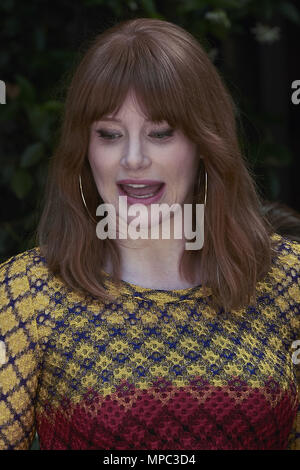 Madrid, Madrid, Spagna. 22 Maggio, 2018. Bryce Dallas Howard assiste "mondo giurassico: caduti unito" Photocall a Villamagna Hotel il 22 maggio 2018 a Madrid, Spagna Credit: Jack Abuin/ZUMA filo/Alamy Live News Foto Stock