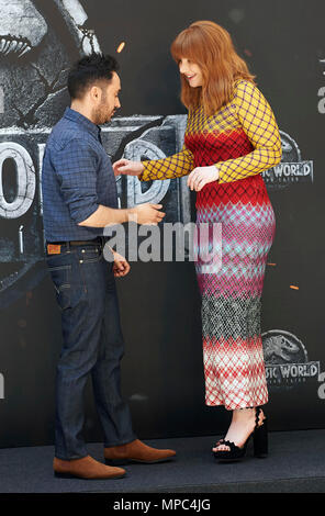 Madrid, Spagna. 22 Maggio, 2018. Bryce Dallas Howard assiste "mondo giurassico: caduti unito" Photocall a Villamagna Hotel il 22 maggio 2018 a Madrid, Spagna. Maggio22, 2018. Credito: Jimmy Olsen/Media punzone ***Nessuna Spagna***/Alamy Live News Foto Stock