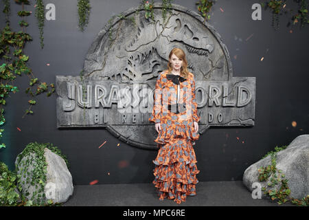 Madrid, Spagna. 22 Maggio, 2018. Bryce Dallas Howard assiste "mondo giurassico: caduto Regno' Premiere mondiale a WiZink centro di Madrid in Spagna Credit: Jack Abuin/ZUMA filo/Alamy Live News Foto Stock