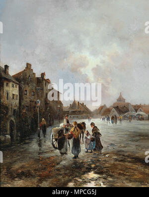 Barbarini Emil - Scene from Schaerbeck Foto Stock