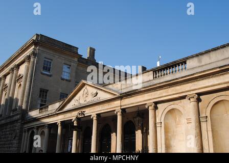 Le viste classica di edifici a Bath, Inghilterra Foto Stock