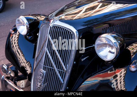 Citroen 15 CV Avant trazione, produzione 1934-1957, Colonia, Germania. Citroen 15 CV Avant trazione, Produktionszeitraum 1953-1962, Koeln, Deutschland Foto Stock