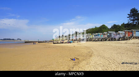 La spiaggia a Wells-next-Mare Foto Stock