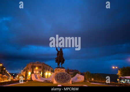 Monumento a Alfonso X di Castiglia in Toledo Foto Stock