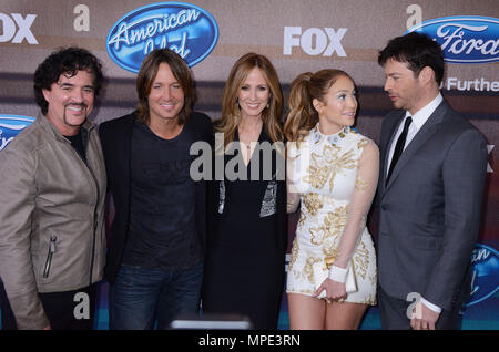 Jennifer Lopez, Keith Urban, Harry Connick Jr, Scott Borchetta 133 presso la American Idol XIV finalisti parte 2015 Il Ristorante del Distretto di Los Angeles. Jennifer Lopez, Keith Urban, Harry Connick Jr, Scott Borchetta 133 evento nella vita di Hollywood - California, tappeto rosso Evento, STATI UNITI D'AMERICA, industria cinematografica, celebrità, fotografia, Bestof, arte cultura e intrattenimento, Topix celebrità moda, migliori della vita di Hollywood, evento nella vita di Hollywood - California, moquette rossa e dietro le quinte, movie celebrità, personaggi televisivi, musica celebrità, arte cultura e intrattenimento, verticale, una persona, fotografia Foto Stock