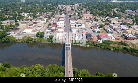 Edmund Pettus Bridge, Selma, Alabama, STATI UNITI D'AMERICA Foto Stock