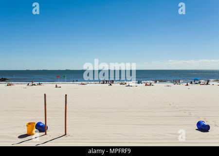 Ocean Beach Park a Long Beach, NY Foto Stock