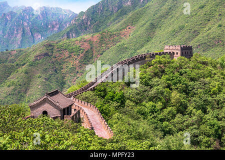 La Grande Muraglia della Cina Foto Stock