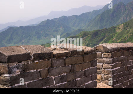 La Grande Muraglia della Cina Foto Stock