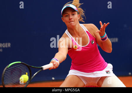 23 maggio 2018, Germania, Norimberga: Tennis, WTA Tour-, donne singoli. Argentina del Nadia Podoroska in azione. Foto: Daniel Karmann/dpa Foto Stock