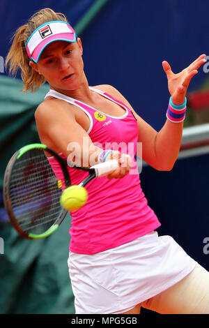 23 maggio 2018, Germania, Norimberga: Tennis, WTA Tour-, donne singoli. Argentina del Nadia Podoroska in azione. Foto: Daniel Karmann/dpa Foto Stock