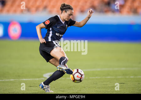 Houston, TX, Stati Uniti d'America. 23 Maggio, 2018. Seattle regnare FC avanti Jodie Taylor (14) controlla la sfera durante un NWSL partita di calcio tra la Houston Dash e il Seattle Regno di BBVA Compass Stadium di Houston, TX. Il cruscotto ha vinto 2 a 1.Trask Smith/CSM/Alamy Live News Foto Stock