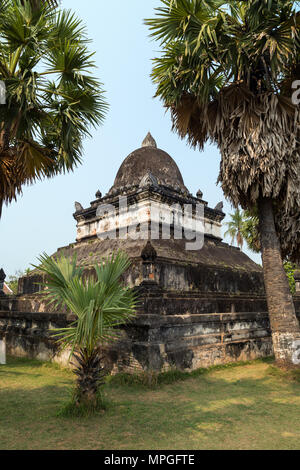 Che Mak Mo ('anguria Stupa') al Wat Visounnarath (o Wat Wisunarat o Wat Visoun) Tempio. È il più antico tempio a Luang Prabang, Laos. Foto Stock