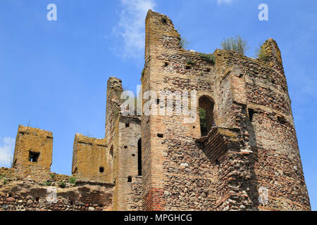 Borghetto Castello - il Castello Scaligero di Valeggio sul Mincio Foto Stock