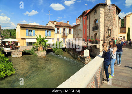 Borghetto di Valeggio sul Mincio Foto Stock