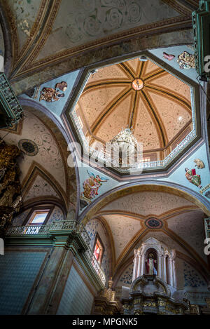 Chiesa del Grito del xviii secolo Dolores chiesa parrocchiale dove Miguel Hidalgo pronunciò il grido di Dolores" mobilitare le persone a salire in alto, Dolores Hidalgo, Foto Stock