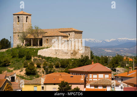 La Iglesia de San Miguel Arcangel. Hita, Guadalajara, Spagna. Foto Stock