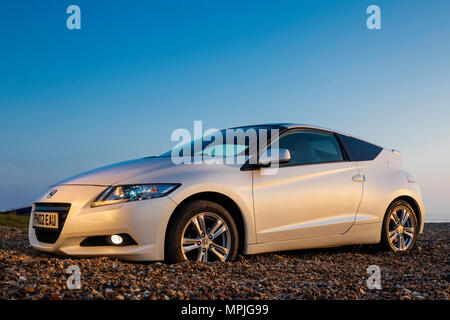 Honda CR-Z GT VTEC Nav ibrido porta due auto. Picture Data: Sabato 19 Maggio, 2018. Fotografia da Christopher Ison © Foto Stock