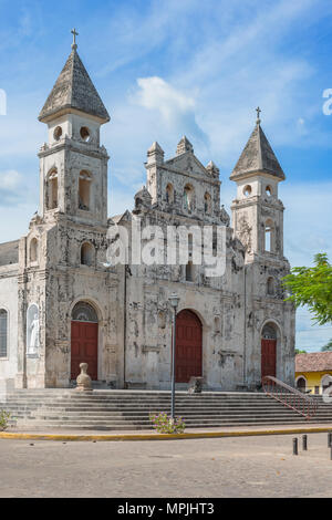 La Chiesa di Guadalupe è un epoca coloniale chiesa situata lungo la Calle La Calzada .. Costruito nel 1626 dal monaco Fray Benito Baltodano. La ricostruzione è stata complet Foto Stock