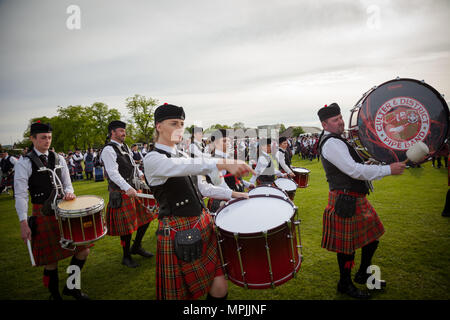 Il British Pipe Band Championships 2018 Foto Stock
