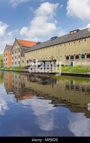 Ristorante nell'ex edificio della prigione di Leeuwarden, Paesi Bassi Foto Stock