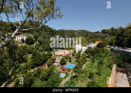 Monchique città in Algarve, PORTOGALLO Foto Stock